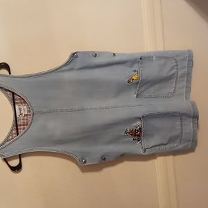 Walt Disney World VINTAGE Women's Jean Dress SZ S